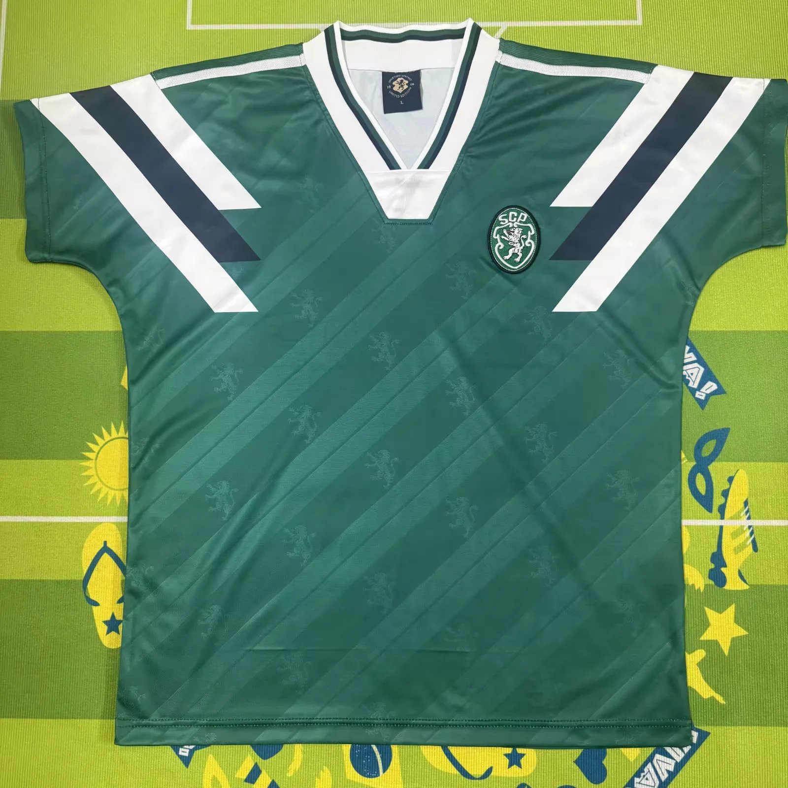 AAA Quality Sporting Lisbon 25/26 Special Retro Green Jersey